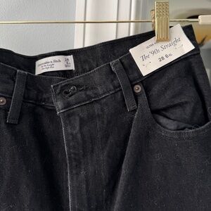 Abercrombie and fitch black jeans